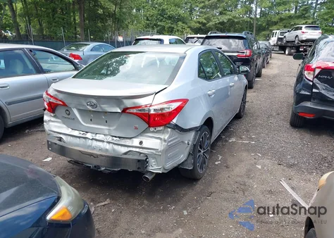 2016 Toyota Corolla S Plus из США, поврежденный, VIN 2T1BURHE0GC745199